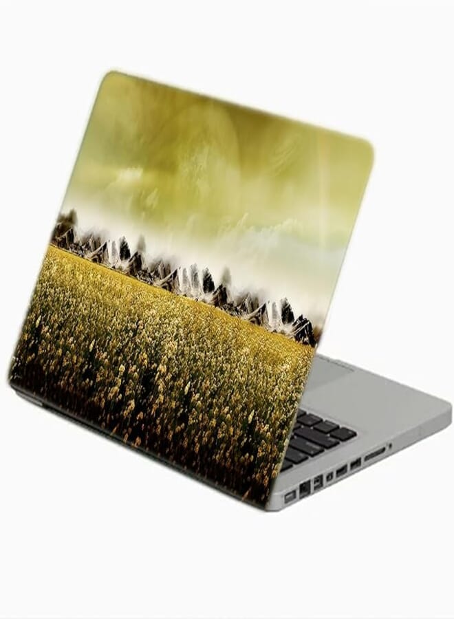 TAT Stains Liquid Texture Printed Laptop Sticker Multicolour-15.6 inch-3021